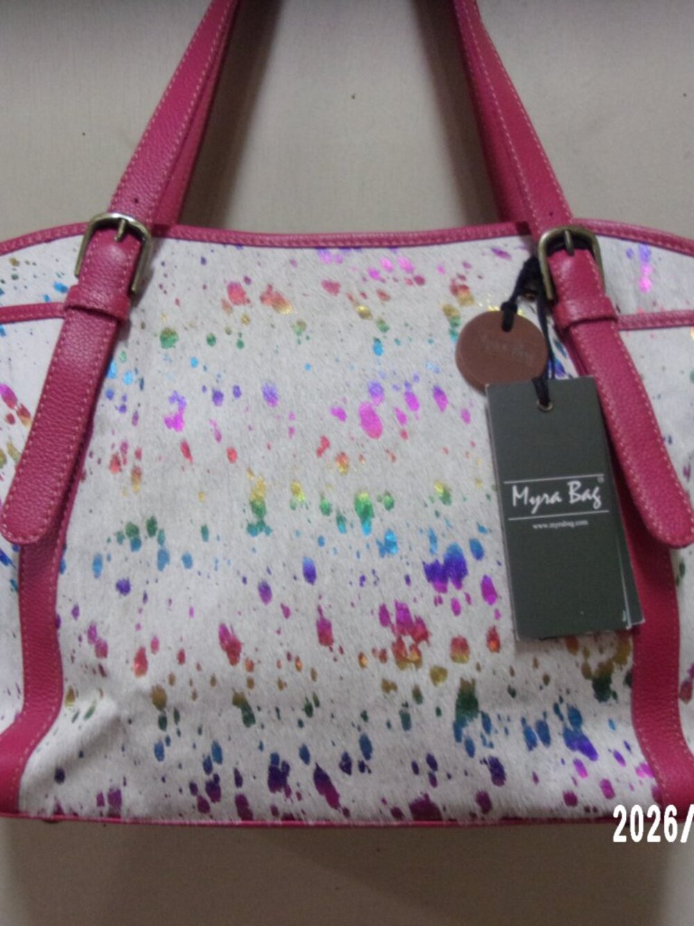 Myra Bag Genuine Hide & Leather Purse - Picture 6 of 10